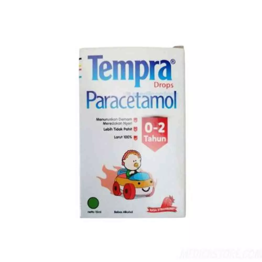 TEMPRA DROPS 15 ML RASA STRAWBERRY