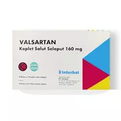Valsartan 160 mg Kaplet Salut Selaput