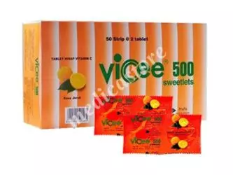 VICEE ORANGE TABLET HISAP 100'S