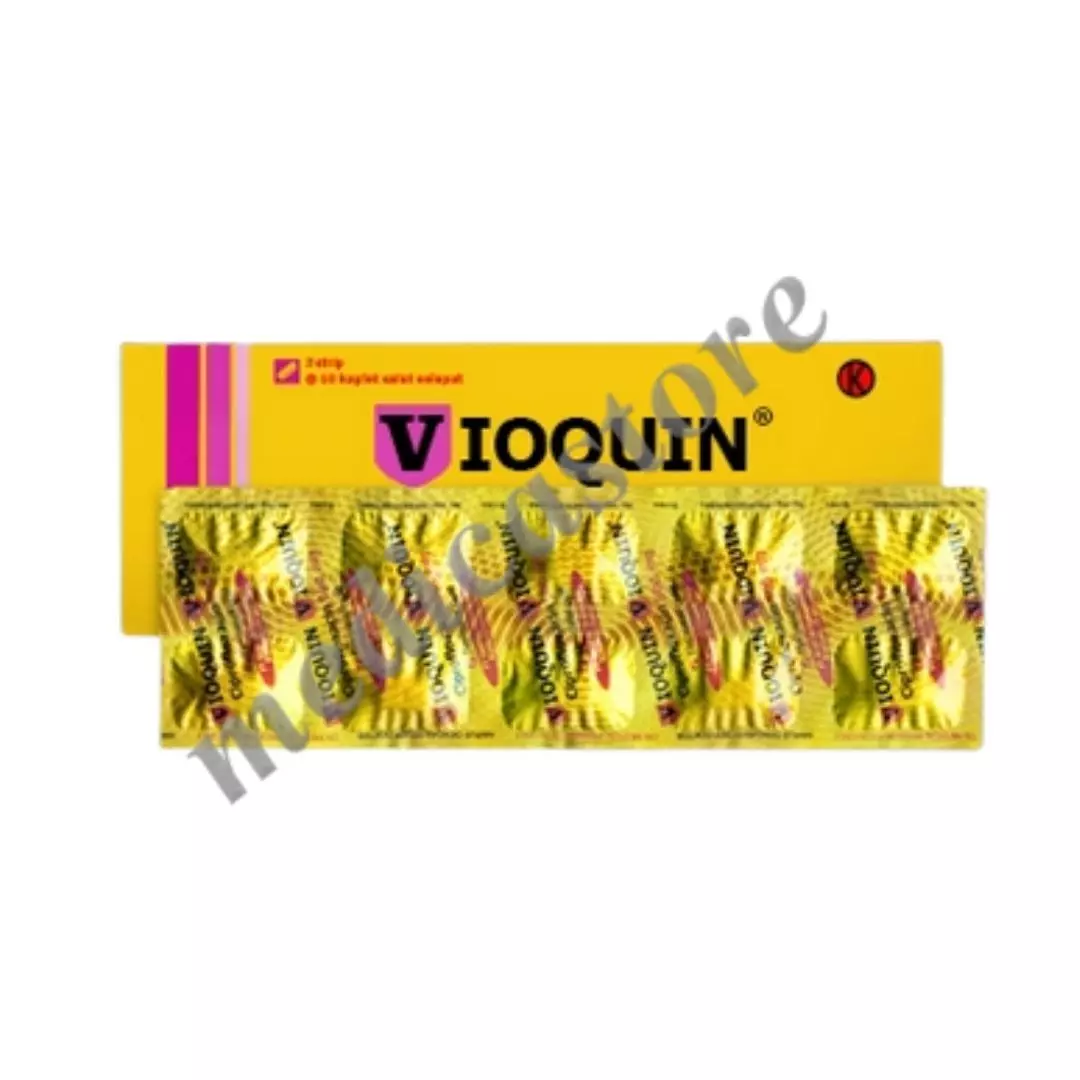 Vioquin 500 mg Kaplet Salut Selaput