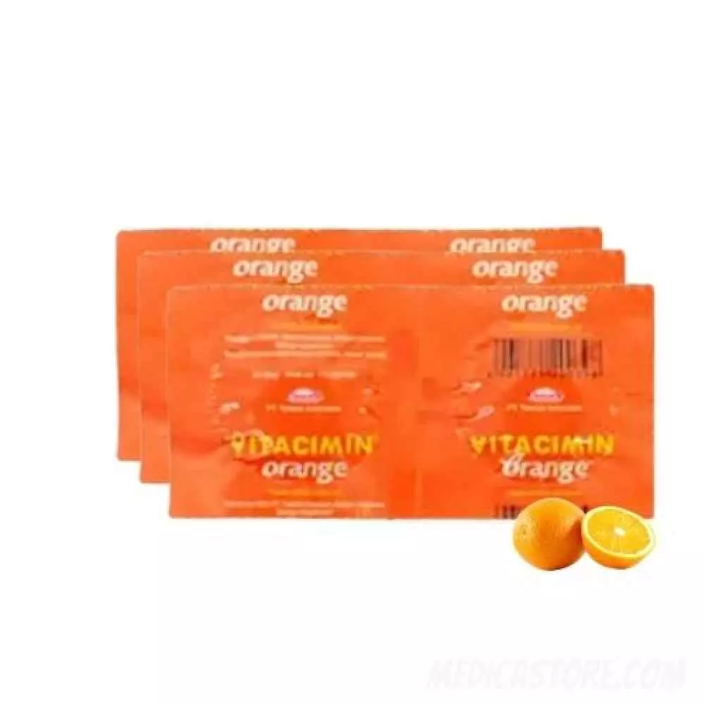 Vitacimin Orange Tablet Hisap 20's
