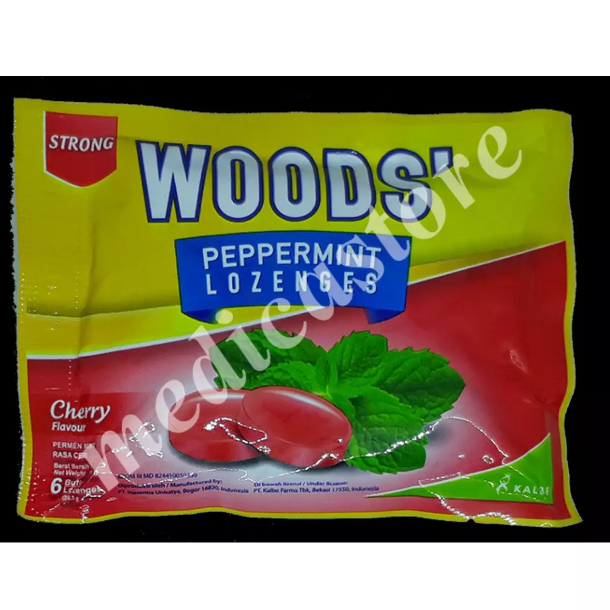 WOODS LOZENGES ORANGE ISI 6