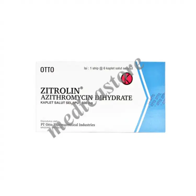 Zitrolin 500 mg Kaplet Salut Selaput