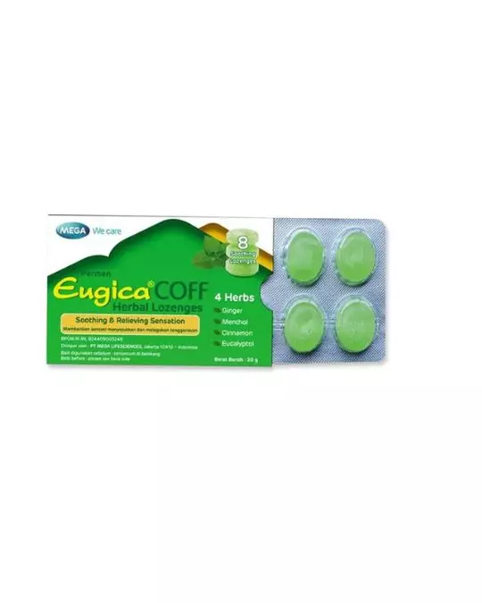 EUGICA COFF HERBAL LOZENGES isi 8 Tablet