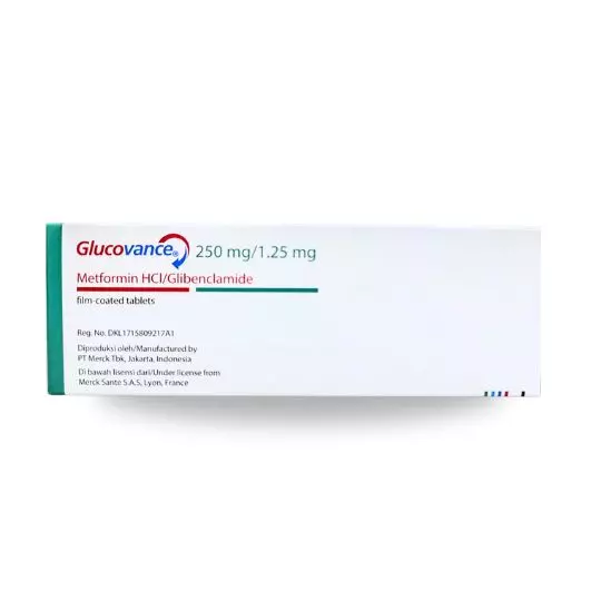 Glucovance 250 mg/1.25 mg FCT