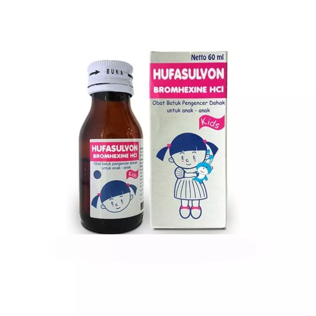 Hufasulvon Kids Rasa Strawberry Sirup 60 ml