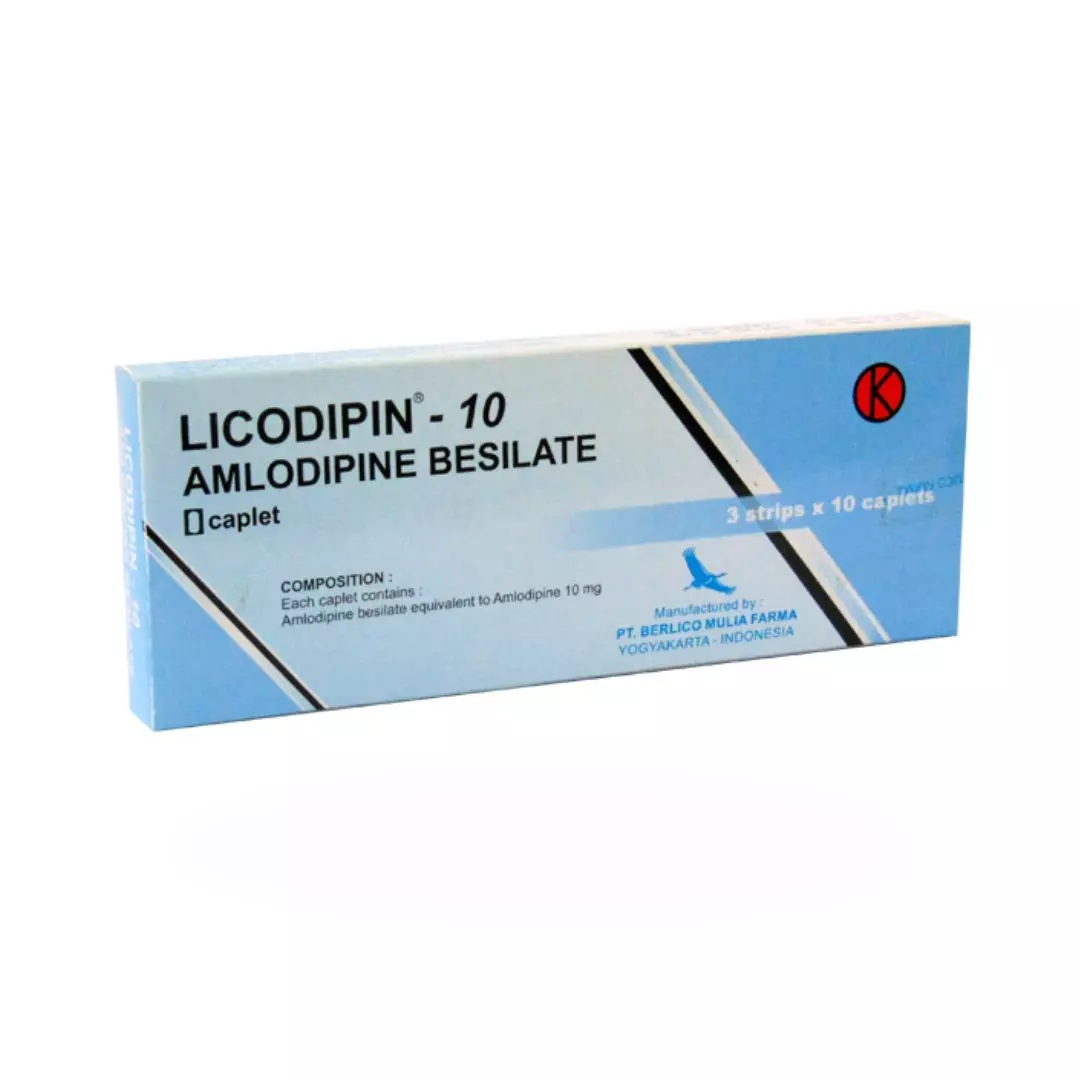 Licodipin 10 mg Kaplet