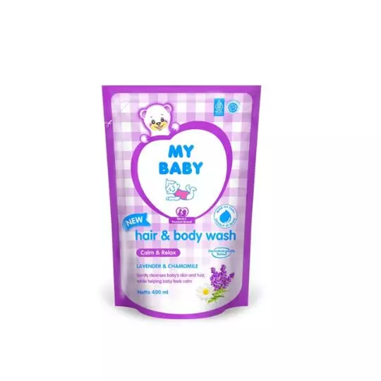 MY BABY HAIR & BODY WASH REFF 400 ML CALM & RELAX
