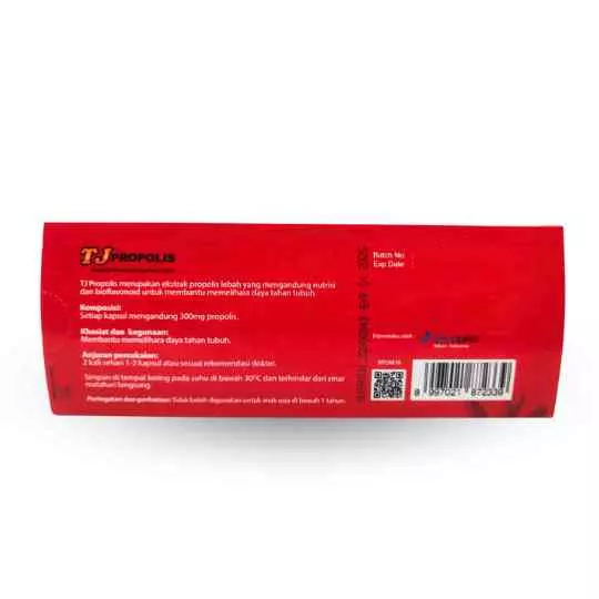 TJ PROPOLIS STRIP ISI 5 KAPSUL