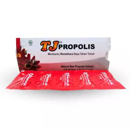 TJ PROPOLIS STRIP ISI 5 KAPSUL